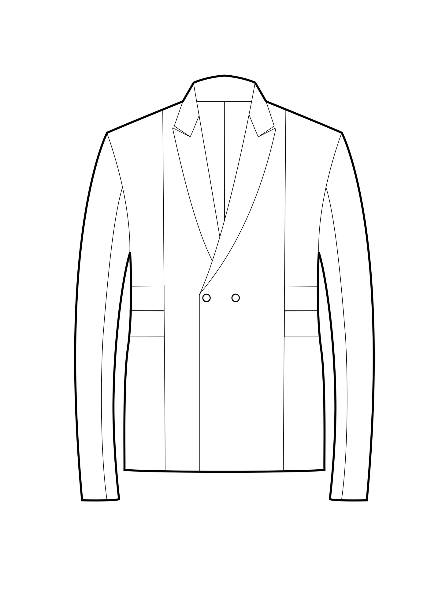 BESPOKE ‘Sullivan’ Blazer in Wool - Customize to preferance