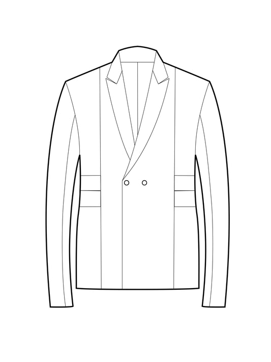BESPOKE ‘Sullivan’ Blazer in Wool - Customize to preferance